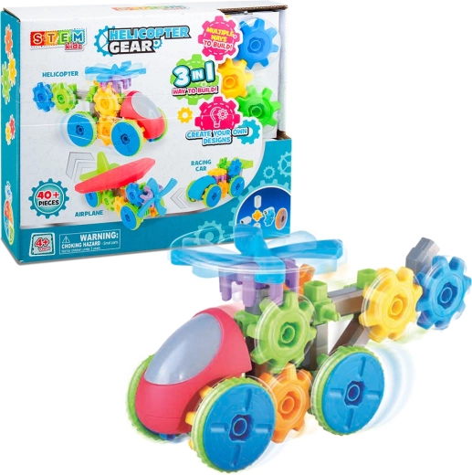Kit STEM hélicoptère et voiture de course 3-en-1 HAP-P-KID
