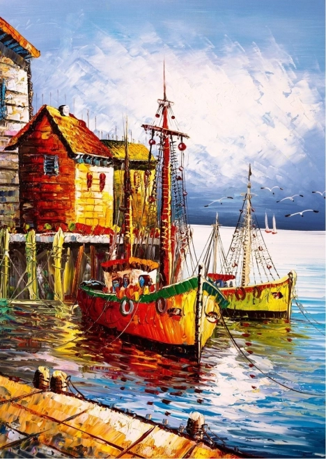 Puzzle ART PUZZLE Orange Harbor 500 pieces