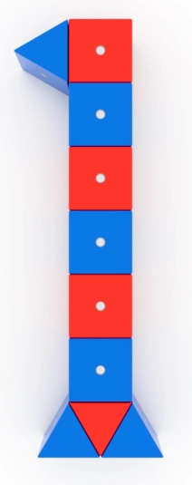 Houten magnetische blokken WABI – set van 80 stuks