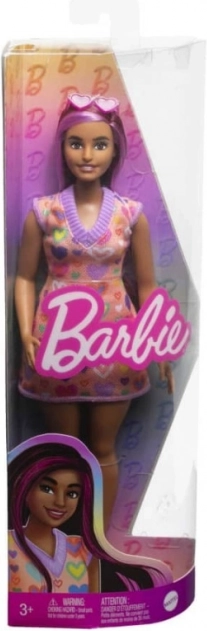 Barbie Fashionistas doll in heart-print dress