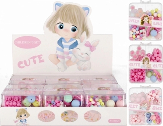 Set kralen in organizer