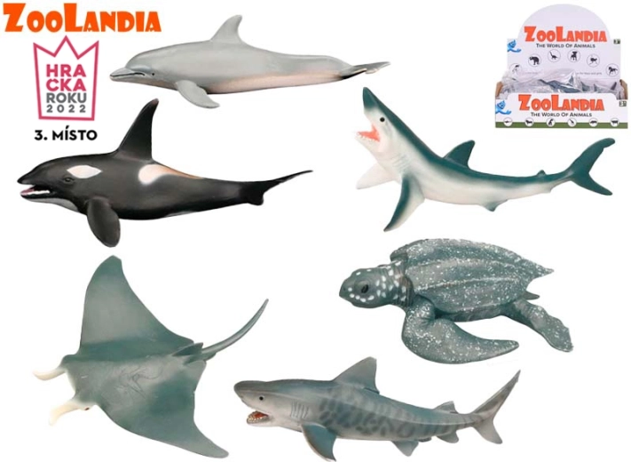Zoolandia zeedieren – set van plastic figuren 8–15 cm