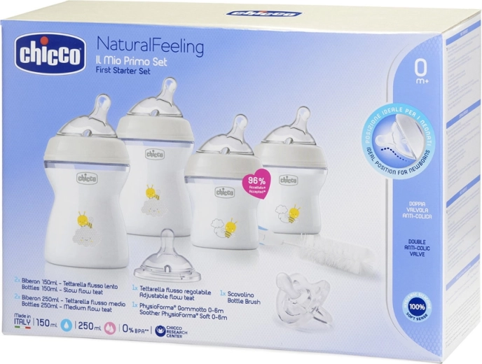 Chicco Newborn Starter Set Natural Feeling, Neutral, 0m+