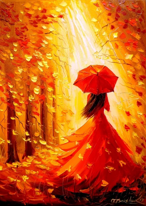 Enjoy puzzle Autumn Lady – 1000 pieces