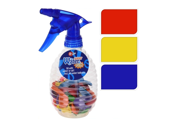 Set ludique Super Water Fun – ballons à eau avec pompe 500 ml