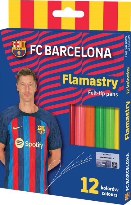 Stiften ASTRA FC Barcelona, 12 kleuren (mix)
