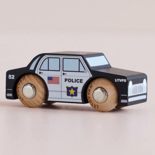 Voiture de police en bois Sam – Le Toy Van