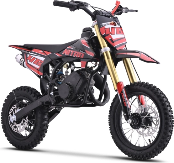 Moto pour enfant à essence NITRO 60cc rouge