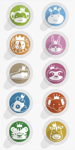 Chicco autocollants colorés après piqûre d’insecte, 30 pcs