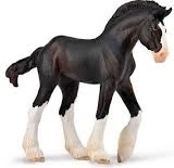 Clydesdale Foal Figurine