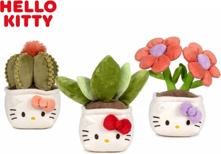 HELLO KITTY Plush Toy Botanical Love 21 cm