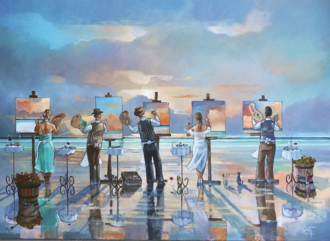 ANATOLIAN Puzzle Painting the Storm – 1000 pieces