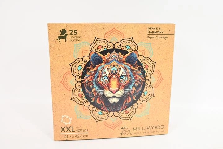 Milliwood Peace and Harmony – puzzle en bois tigre 400 pièces