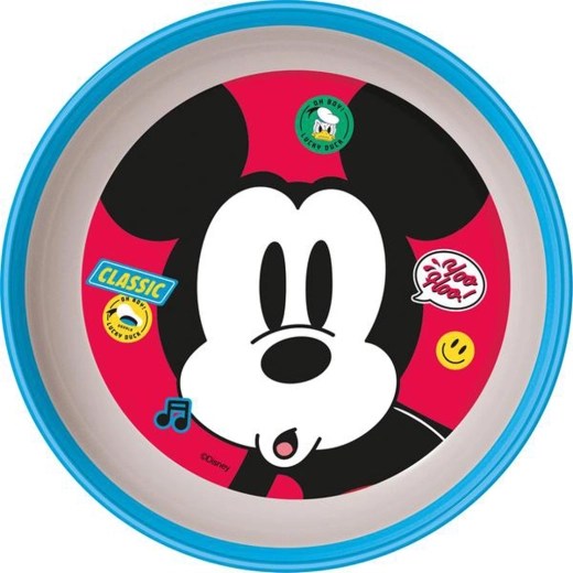 Bol en plastique MICKEY avec fond antidérapant 14,7 × 4 cm