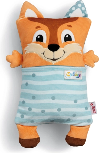 Nici Cosidoos plush fox 2-in-1 – super-soft toy and pillow 30 × 20 cm