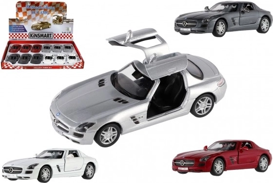 Modèle de voiture Mercedes-Benz SLS AMG 13 cm à rétrofriction