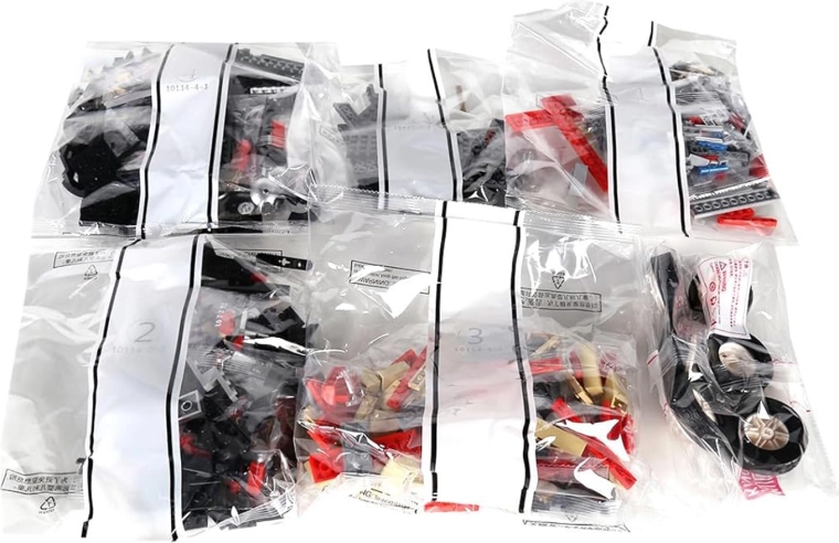 Retro Car Building Kit red 1308 pieces