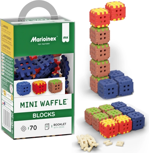 Jeu de construction Mini Waffle Blocks 70 pièces MARIOINEX