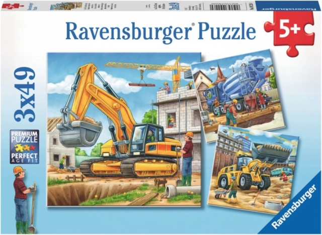 Ravensburger Big Construction Machines Puzzle