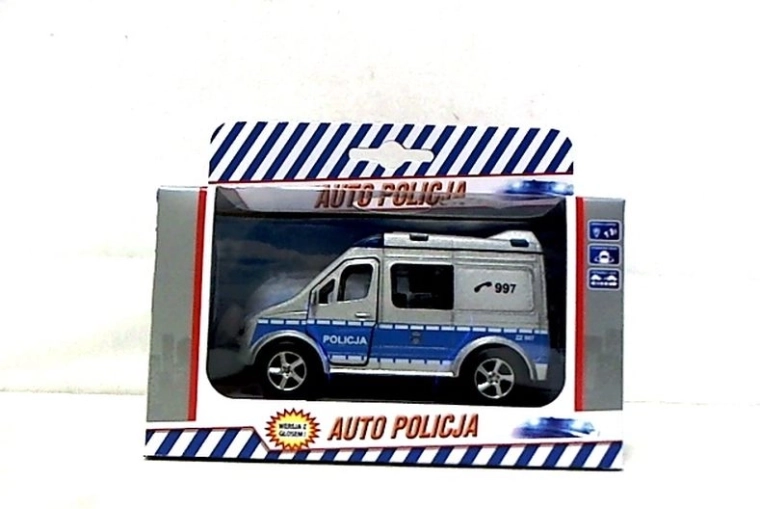 Fourgon de police avec sons 11 cm