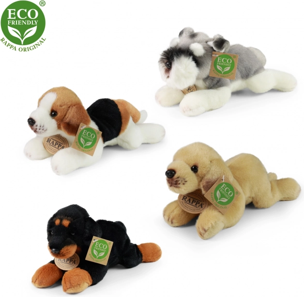 Pluchen hond ECO vriendelijk 16 cm