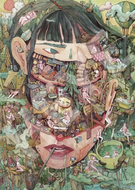 Puzzle Heye Maison des pensées 1000 pièces