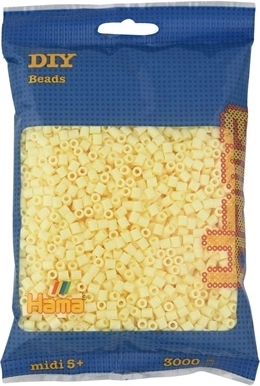 Perles à repasser Hama Midi crème – 3000 pcs