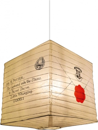 Abat-jour en papier Harry Potter – lettre