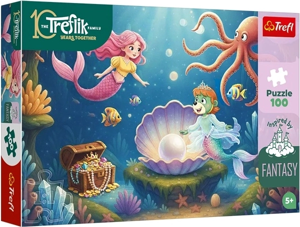 Geïnspireerd door fantasy – puzzel in het koninkrijk van de zee-feeën (100 stukjes)