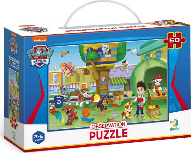 Zoekpuzzel met afbeeldingen PAW PATROL 50 stukjes DODO