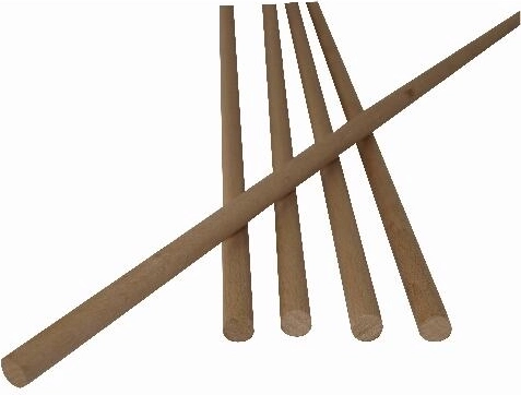 Smooth wooden dowel 8 mm FSC (5 pcs = 4 lm)