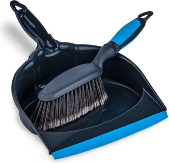 Balayette avec pelle à bord en caoutchouc