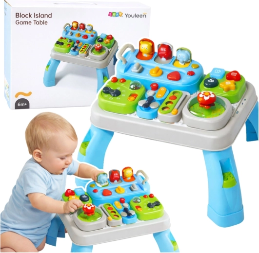 Interactive educational table for babies with sounds 6m+