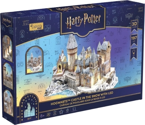 CubicFun Harry Potter château de Poudlard puzzle 3D avec LED (édition hiver)