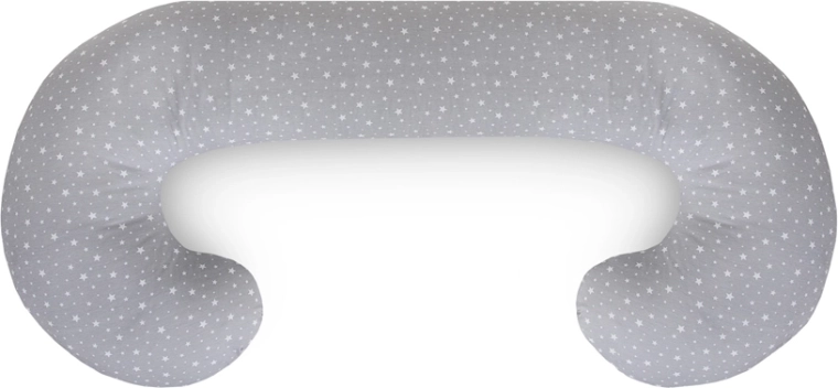 Ceba nursing and pregnancy pillow Cebuška Duo jersey grey stars 300 cm