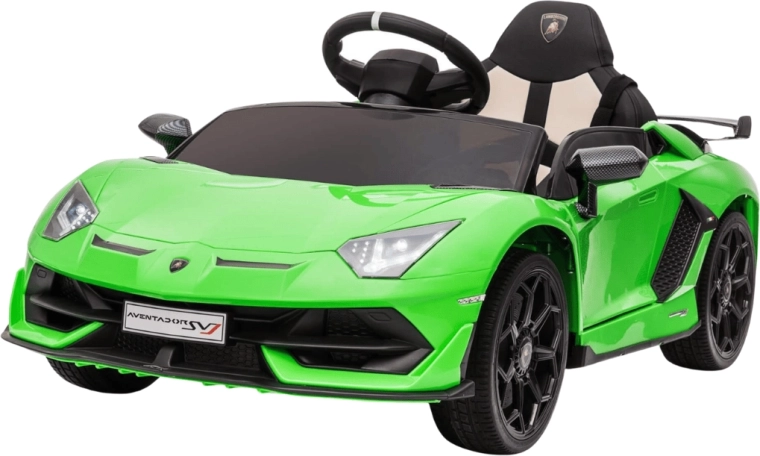 Elektrisches Kinderauto Lamborghini, grün, mit Fernbedienung