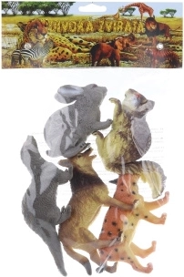 Forest animals plastic set 10 cm, 5 pcs
