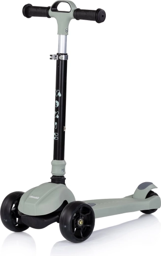 Children's three-wheel scooter CHIPOLINO Moxie – green