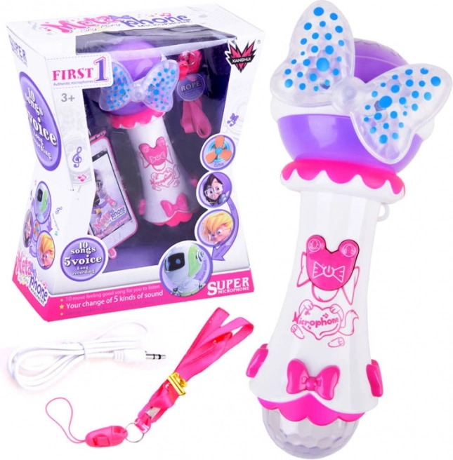 Kinder karaoke microfoon met opname en MP3 – Microfoon