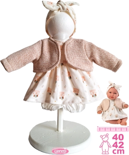 Outfit for New Born Doll 40–42 cm, 4-piece Set Llorens