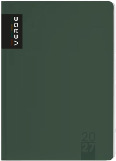 Weekly Diary A5 Verde 2027 Green