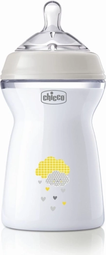 Chicco biberon Natural Feeling 330 ml, anti-coliques, neutre, 6m+