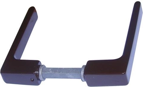 Poignée de porte de portail marron komaxit