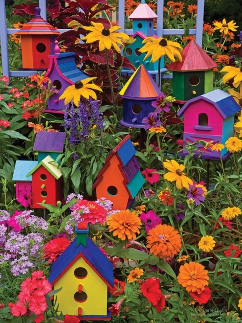 Birdhouses XL Puzzle 275 Pieces - COBBLE HILL