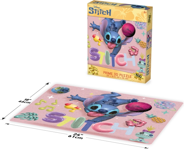 Puzzle 3D Disney Stitch 500 pièces