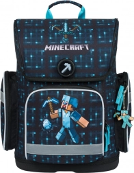 Cartable scolaire Baagl Ergo Minecraft Blue Axe
