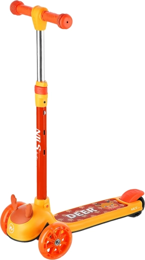 Trottinette tricycle pour enfants avec roues LED NILS Fun Deer