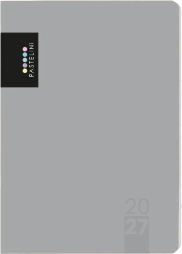 Agenda hebdomadaire A5 2027 Pastelini gris