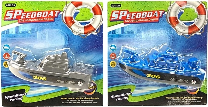 Battery-Powered Motor Boat for Kids