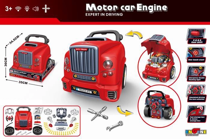 Leermotor voor demonteren en monteren Mechanik